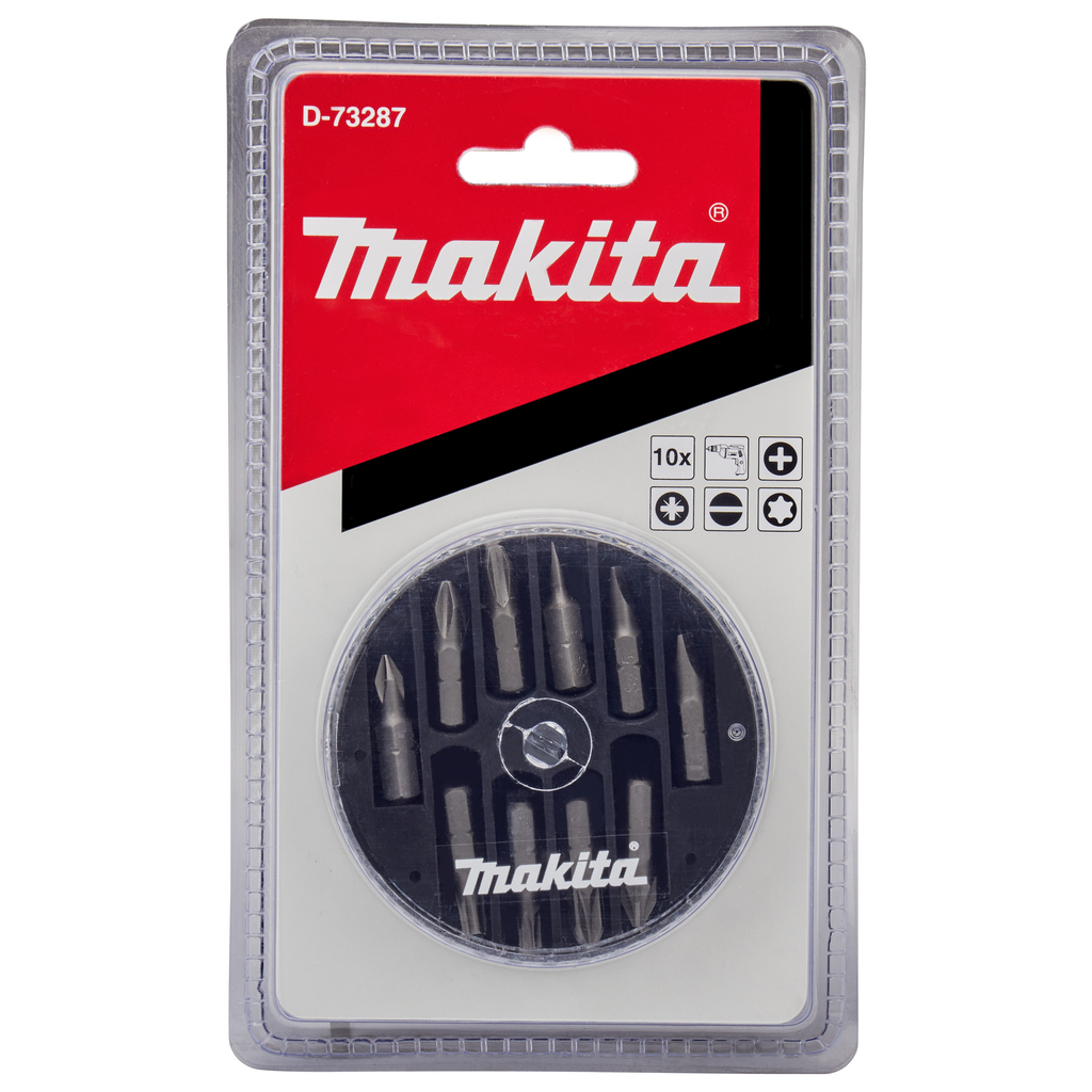 Набір біт Makita 10 шт (D-73287)