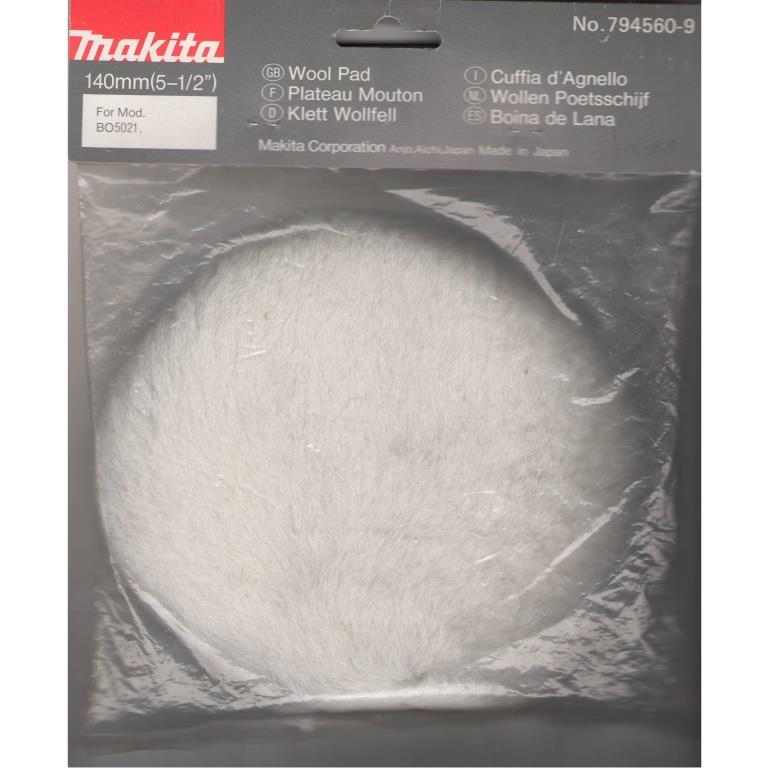 Шерстяной полировальный диск Makita 140 мм 794560-9