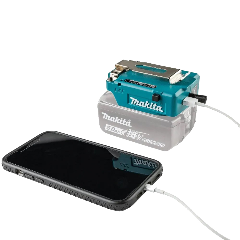 Адаптер для курток, жилетів та ковдри, USB перетворювач для мобільних пристроїв LXT 18 В Makita (TD00000111)