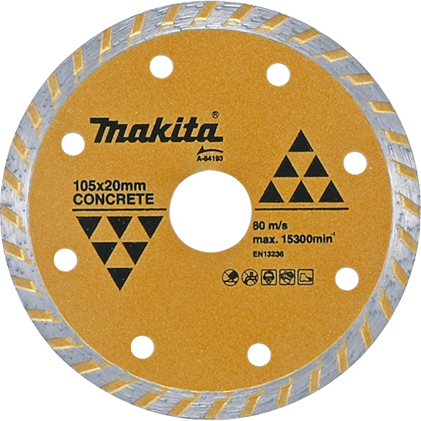 Алмазний диск 105 мм для сухого різу Makita (A-84193)