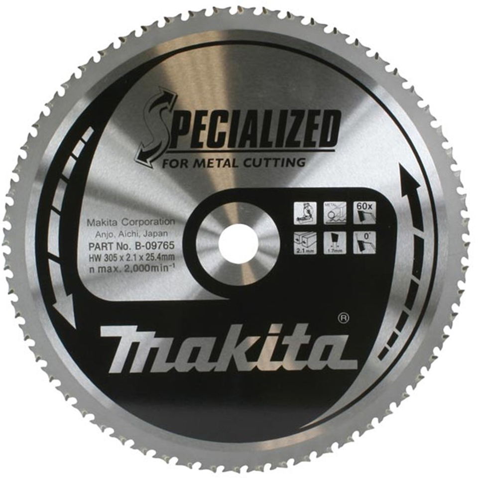 Диск пильний по металу Makita SPECIALIZED 305 мм 25,4 60 зубів (B-09765)