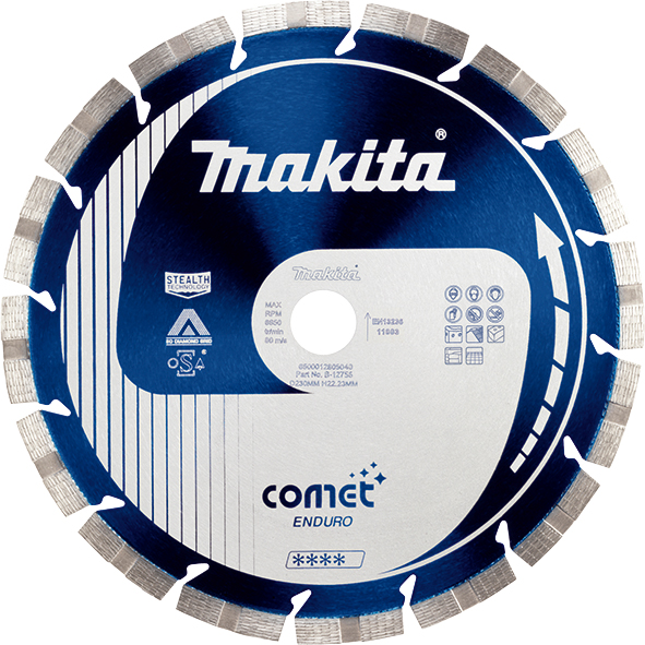 Алмазний диск 230 мм Makita Comet Enduro (B-12756)