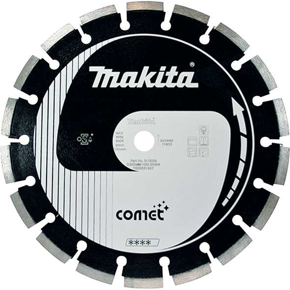 Алмазний диск 350 мм Makita Comet – для асфальту (B-13275)