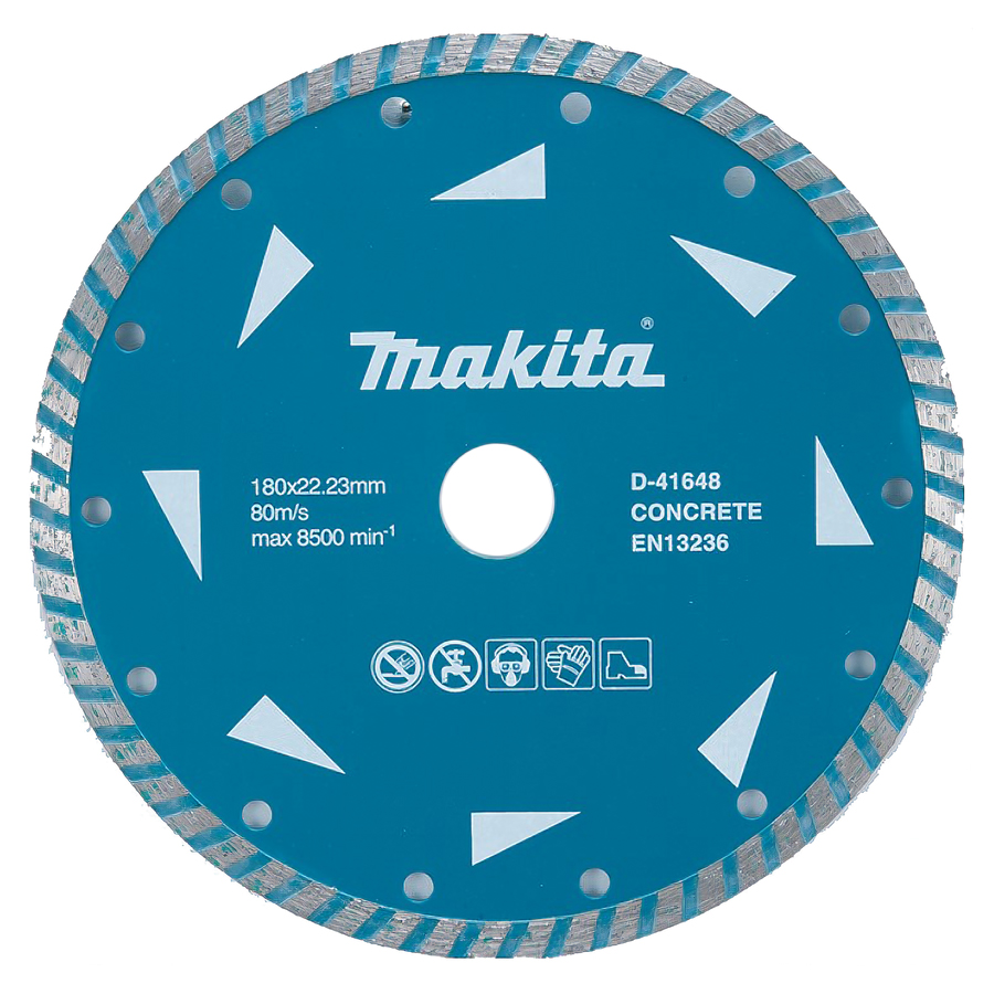 Алмазний диск по бетону турбо 180х22.23 мм Makita (D-41648)
