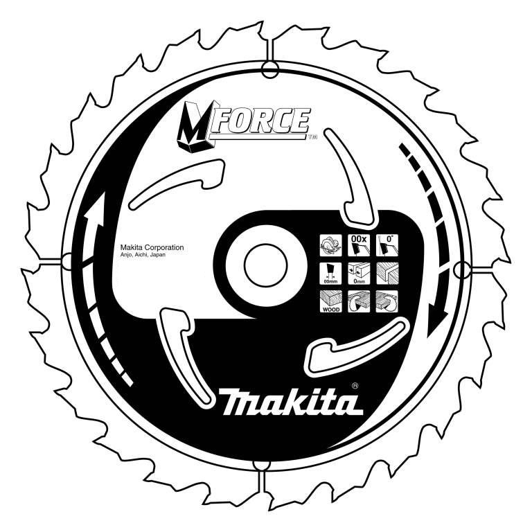 Пильный диск Makita MForce 235 мм 20 зубьев (B-04117)