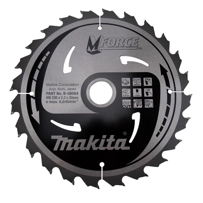 Пильный диск Makita MForce 230 мм 24 зуба (B-08084)