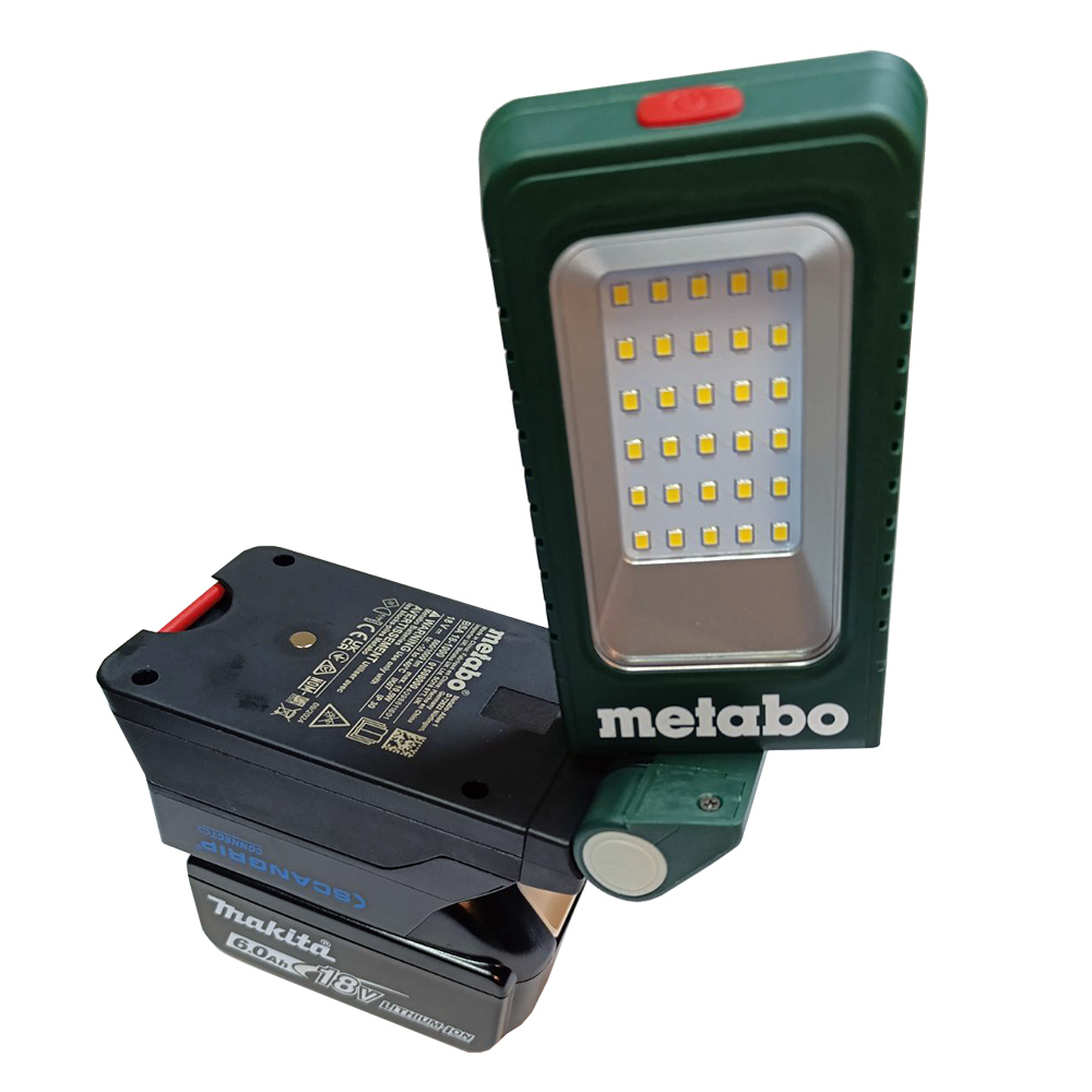 Перехідник для аккумулятора MAKITA під ліхтарі SCANGRIP CONNECT та Metabo (03.6148C)