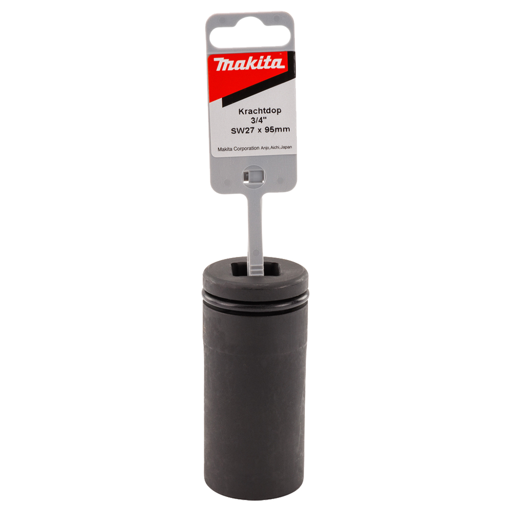 Ударна головка Cr-Mo з ущільнюючим кільцем Makita 27х95 мм (134856-0) Ударна головка Cr-Mo з ущільнюючим кільцем Makita 27х95 мм (134856-0)