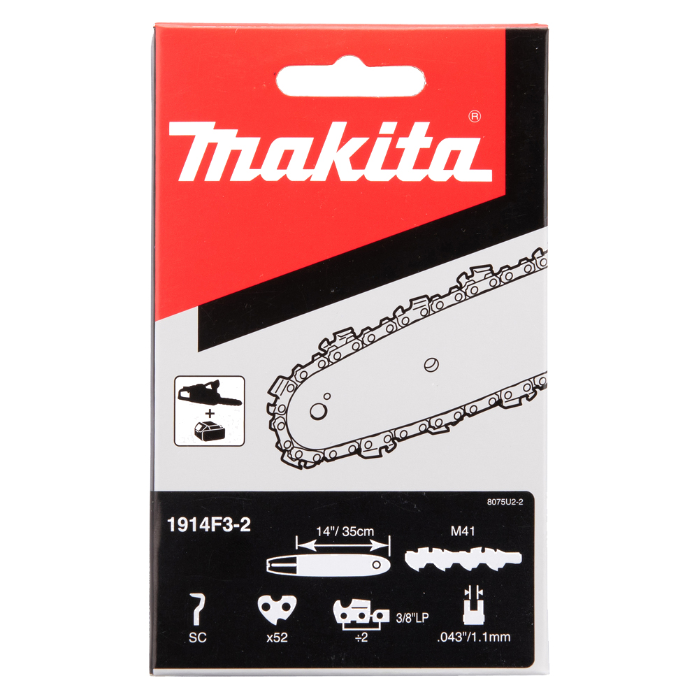 Ланцюг для пили Makita UC3200S, DUC353, DUC355, DUC356, UC3520A, UC3541A ,DUC357, UC004G (1914F3-2)
