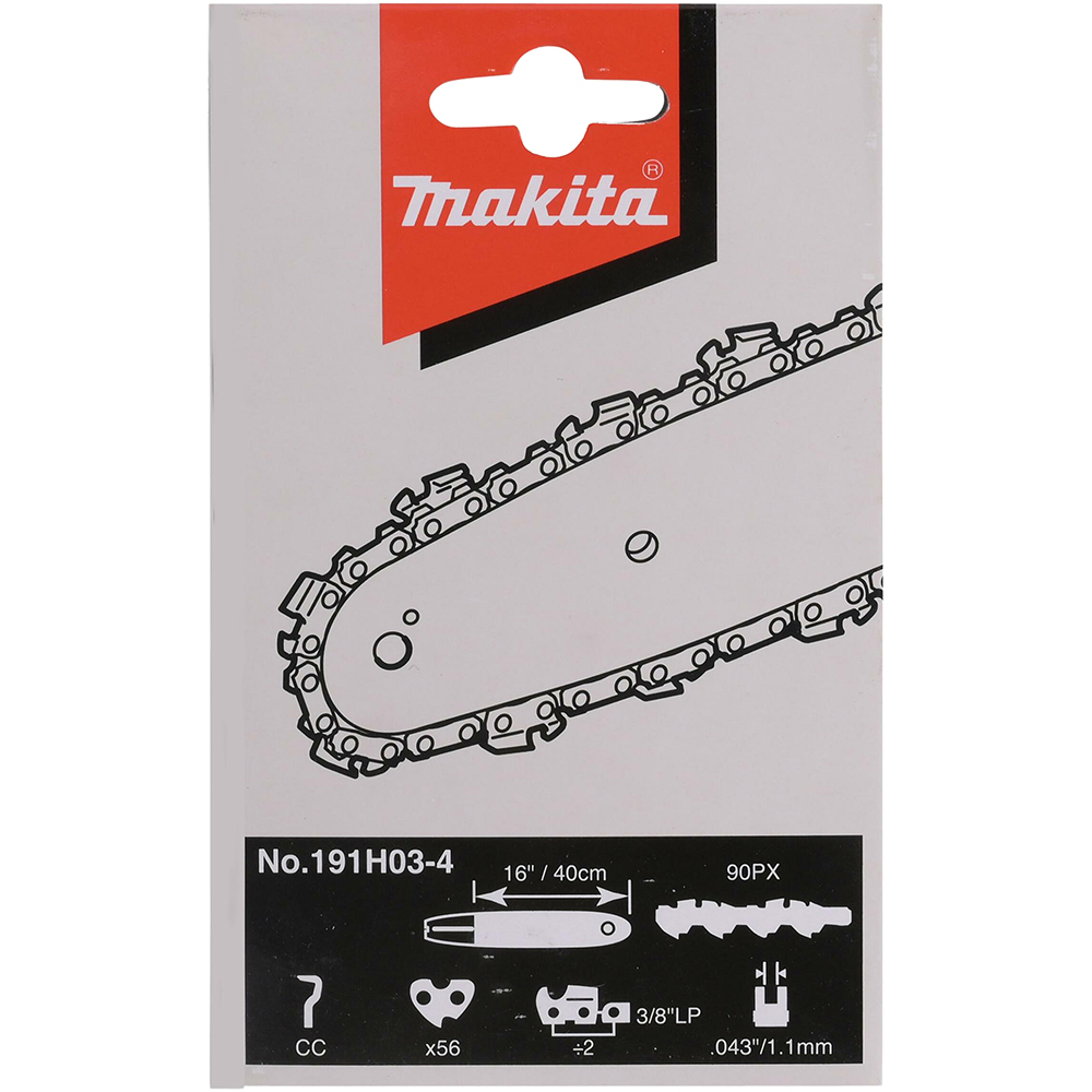 Ланцюг для пили Makita UC4020A, UC4041A, DUC406, DUC407, UC016G (191H03-4) Ланцюг для пили Makita UC4020A, UC4041A, DUC406, DUC407, UC016G (191H03-4)