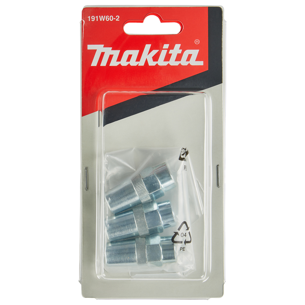 Набір адаптерів для DGP180 (3 шт.) Makita (191W60-2) Набір адаптерів для DGP180 (3 шт.) Makita (191W60-2)