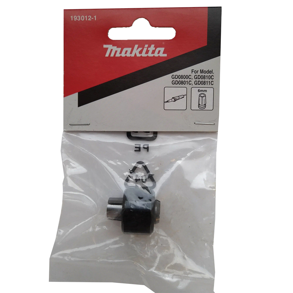 Цанга 6 мм + гайка для GD0800C, GD0810C Makita (193012-1)