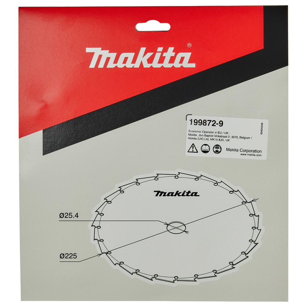 Купити Ріжучий диск для UR012G, DUR369A 255х25.4 мм 24Т Makita