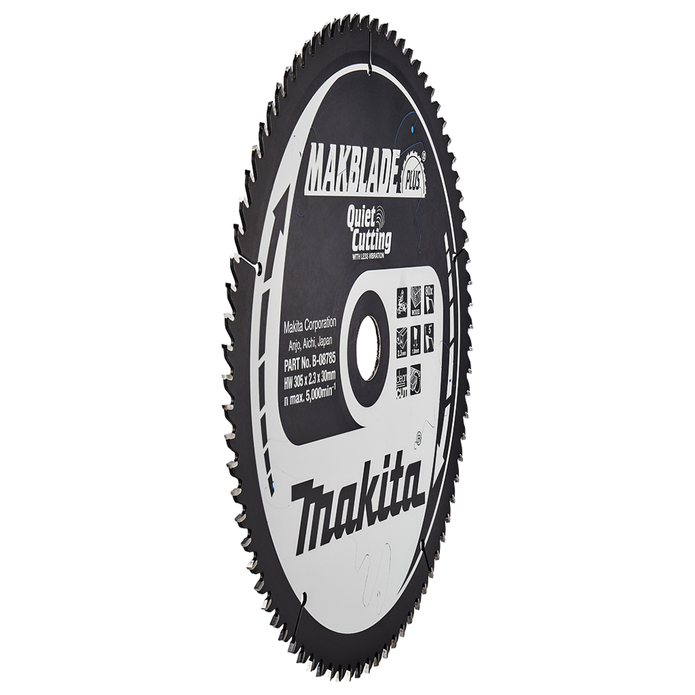 Пиляльний диск Makita MAKBlade Plus: дерево 305 мм 80 зубів (B-08785) Пиляльний диск Makita MAKBlade Plus: дерево 305 мм 80 зубів (B-08785)