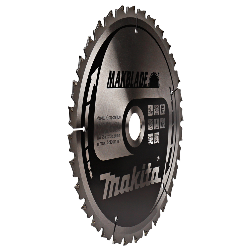 Пиляльний диск Makita MAKBlade: дерево 255 мм 32 зуба (B-08925) Пиляльний диск Makita MAKBlade: дерево 255 мм 32 зуба (B-08925)