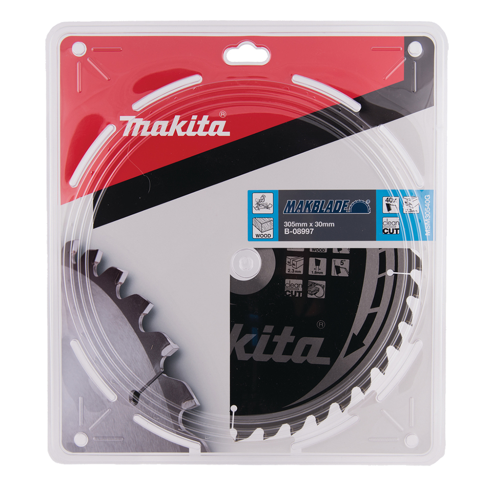 Пиляльний диск Makita MAKBlade: дерево 305 мм 40 зубів (B-08997) Пиляльний диск Makita MAKBlade: дерево 305 мм 40 зубів (B-08997)