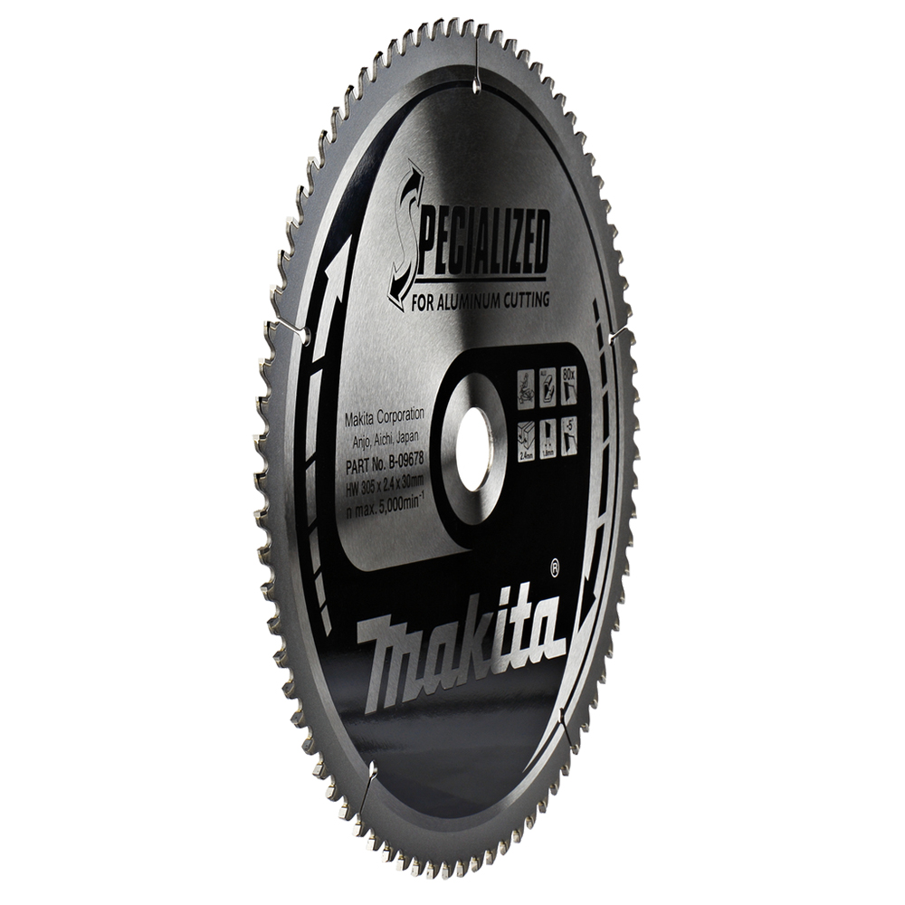 Пиляльний диск Makita SPECIALIZED: алюміній, ламінат, пластик 305х30 мм 80Т Makita (B-09678) Пиляльний диск Makita SPECIALIZED: алюміній, ламінат, пластик 305х30 мм 80Т Makita (B-09678)