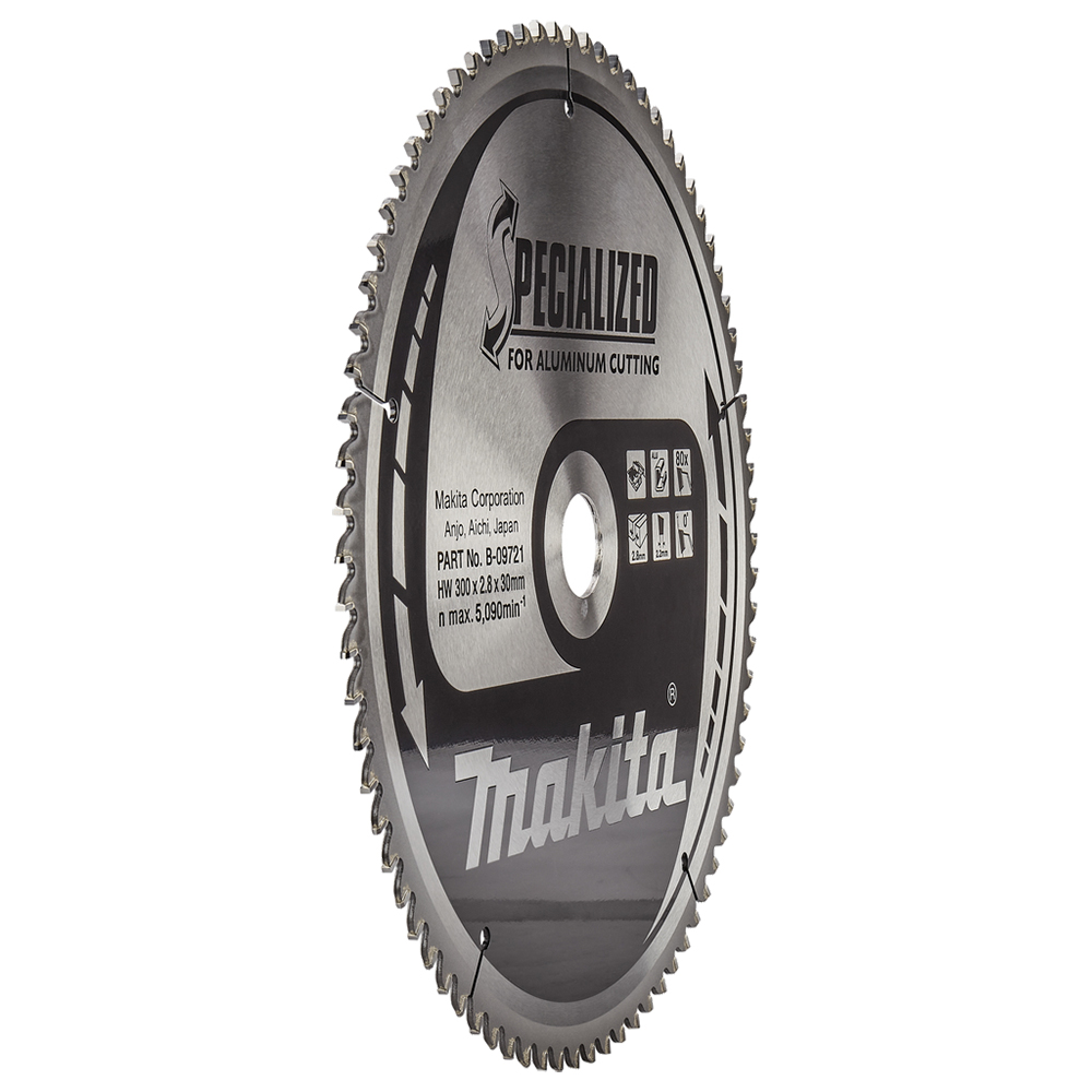 Пиляльний диск SPECIALIZED: алюміній, ламінат 300х30 мм 80Т Makita (B-09721) Пиляльний диск SPECIALIZED: алюміній, ламінат 300х30 мм 80Т Makita (B-09721)