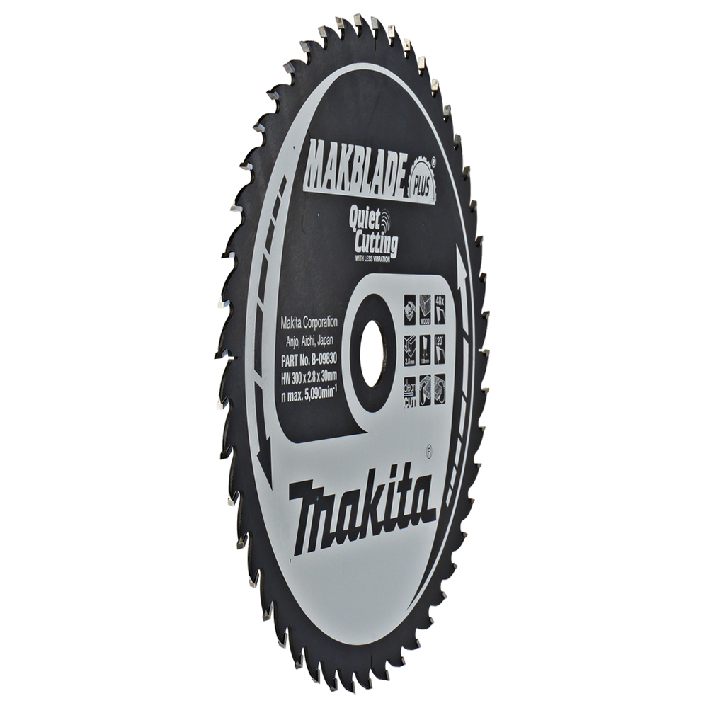 Пиляльний диск Makita MAKBlade Plus: дерево 300 мм 48 зубів (B-09830) Пиляльний диск Makita MAKBlade Plus: дерево 300 мм 48 зубів (B-09830)