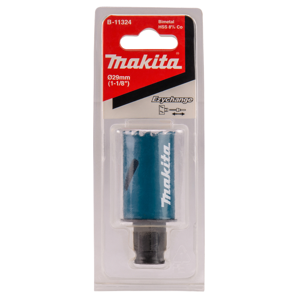 Коронка HSS-BiM Ezychange 29 мм Makita (B-11324) Коронка HSS-BiM Ezychange 29 мм Makita (B-11324)