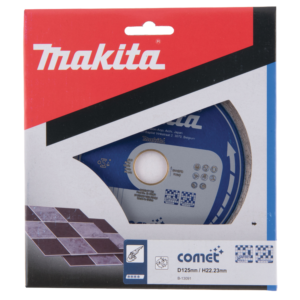 Алмазний диск 125 мм Makita Comet з кераміці (B-13091)