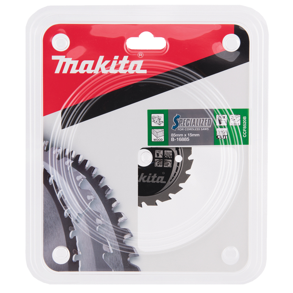 Диск пиляльний SPECIALIZED: дерево Makita 85 мм 20 зубів (B-16885) Диск пиляльний SPECIALIZED: дерево Makita 85 мм 20 зубів (B-16885)