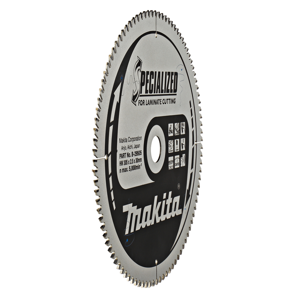 Пиляльний диск Makita TCT: ламінат 305х30 мм 96T (B-29505) Пиляльний диск Makita TCT: ламінат 305х30 мм 96T (B-29505)