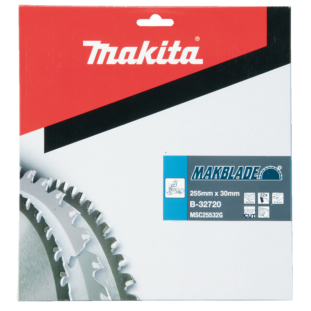 Пиляльний диск MAKBlade: дерево 255x30 32T Makita (B-32720) Пиляльний диск MAKBlade: дерево 255x30 32T Makita (B-32720)