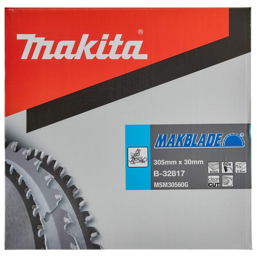 Пиляльний диск Makita MAKBlade: дерево 305x30 60T (B-32817)