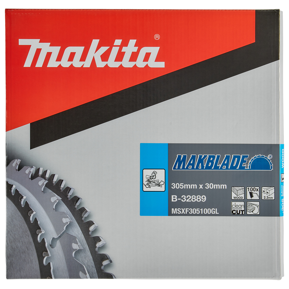 Пиляльний диск Makita MAKBlade: дерево 305 мм 100 зубів (B-32889) Пиляльний диск Makita MAKBlade: дерево 305 мм 100 зубів (B-32889)