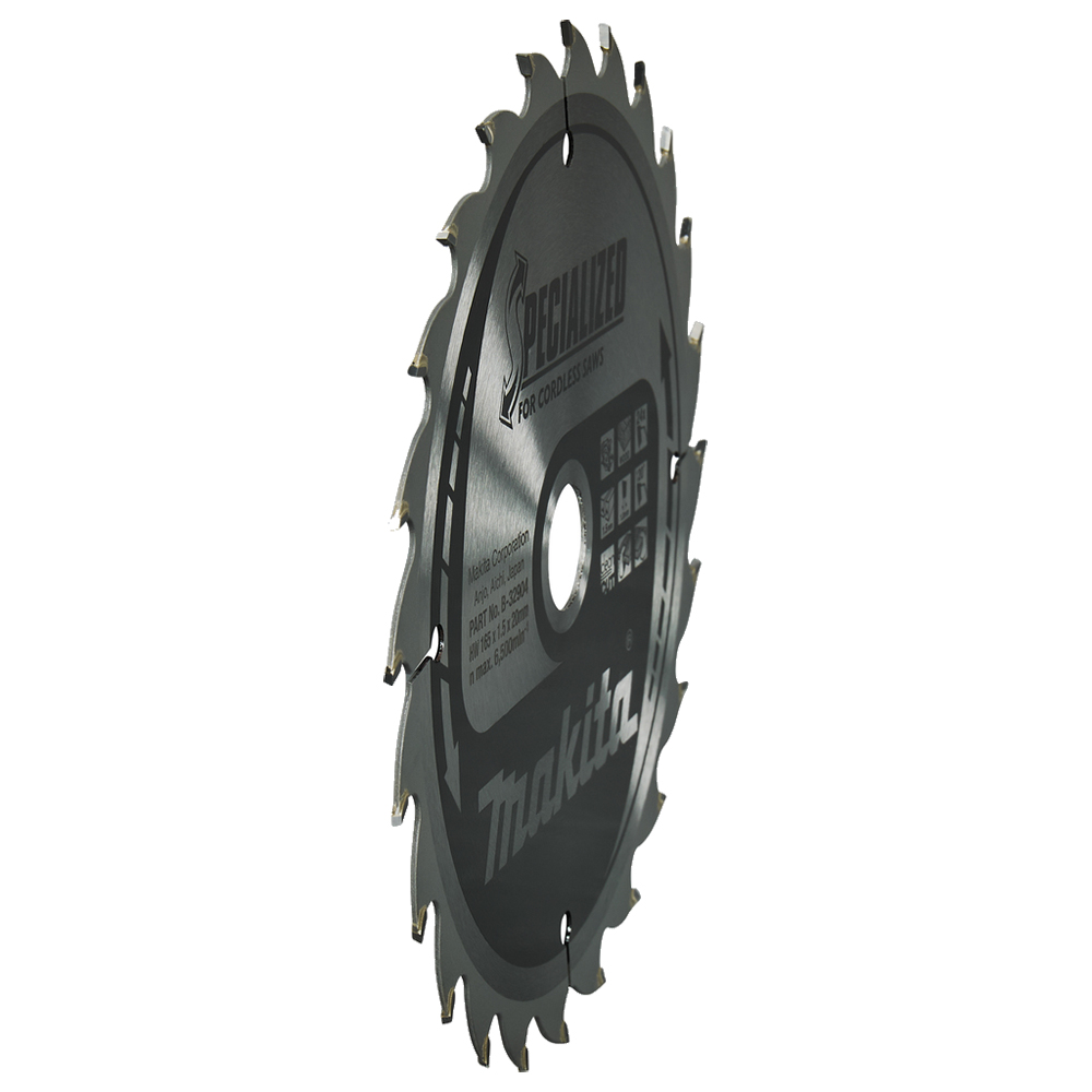 Пиляльний диск для акум.пил SPECIALIZED: дерево 165x20 мм 24T Makita (B-32904) Пиляльний диск для акум.пил SPECIALIZED: дерево 165x20 мм 24T Makita (B-32904)