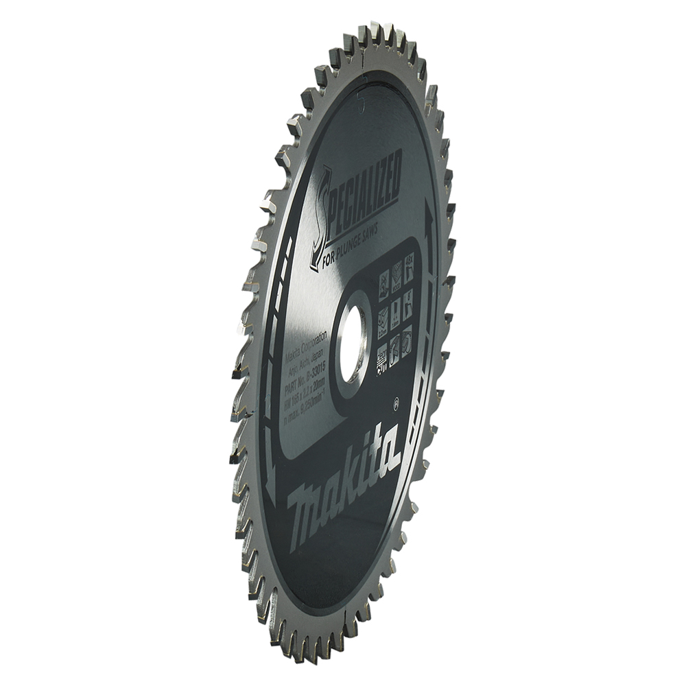 Пиляльний диск SPECIALIZED: дерево, для для занурювальних пил 165x20 мм 48T Makita (B-33015) Пиляльний диск SPECIALIZED: дерево, для для занурювальних пил 165x20 мм 48T Makita (B-33015)
