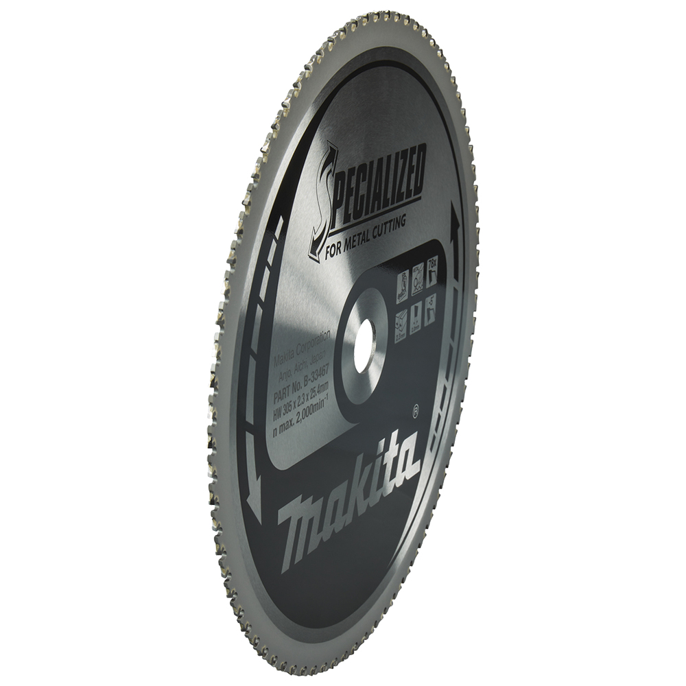 Пиляльний диск SPECIALIZED: сталь Makita 305 мм 25,4 78 зубів (B-33467) підходить для LC1230N Пиляльний диск SPECIALIZED: сталь Makita 305 мм 25,4 78 зубів (B-33467) підходить для LC1230N