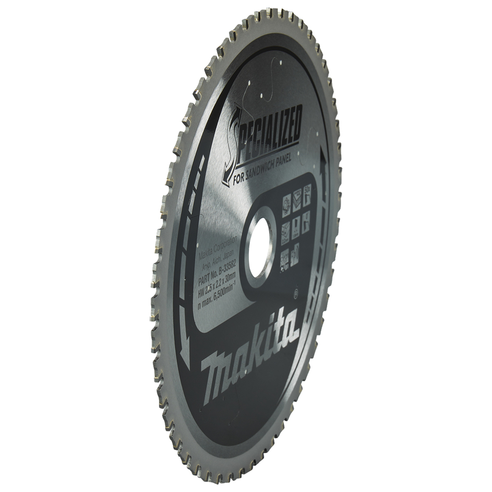 Пиляльний диск Makita SPECIALIZED: сендвіч-панель, сталь, поліуретан 235х30 мм 50Т (B-33582) Пиляльний диск Makita SPECIALIZED: сендвіч-панель, сталь, поліуретан 235х30 мм 50Т (B-33582)