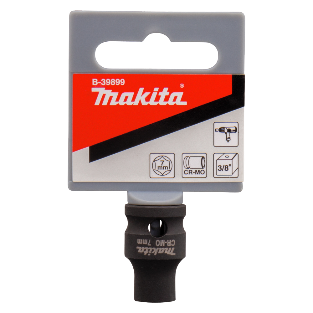 Ударна головка Cr-Mo Makita 7х28 мм (B-39899) Ударна головка Cr-Mo Makita 7х28 мм (B-39899)