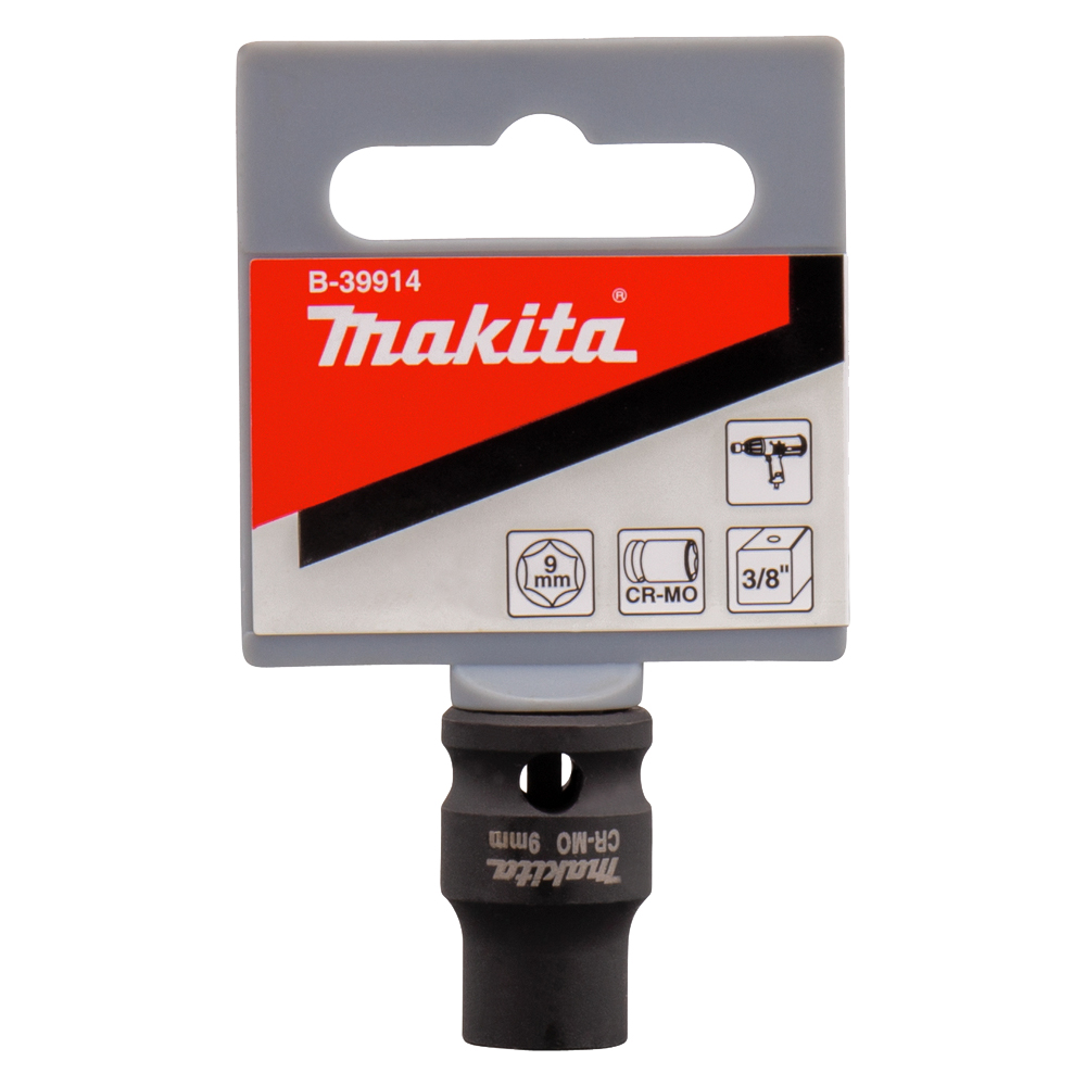 Ударна головка Cr-Mo Makita 9х28 мм (B-39914) Ударна головка Cr-Mo Makita 9х28 мм (B-39914)