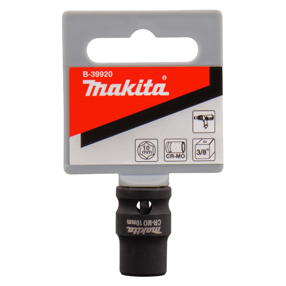 Ударна головка Cr-Mo Makita 10х28 мм (B-39920) Ударна головка Cr-Mo Makita 10х28 мм (B-39920)
