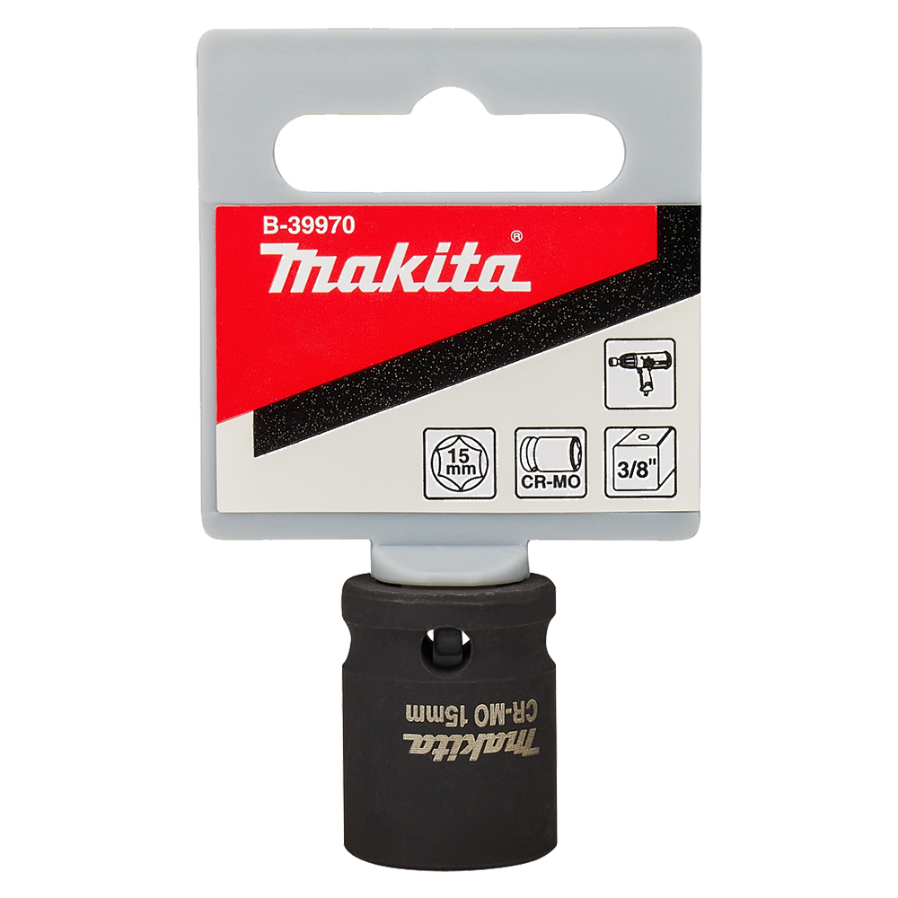 Ударна головка Cr-Mo Makita 15х28 мм (B-39970) Ударна головка Cr-Mo Makita 15х28 мм (B-39970)