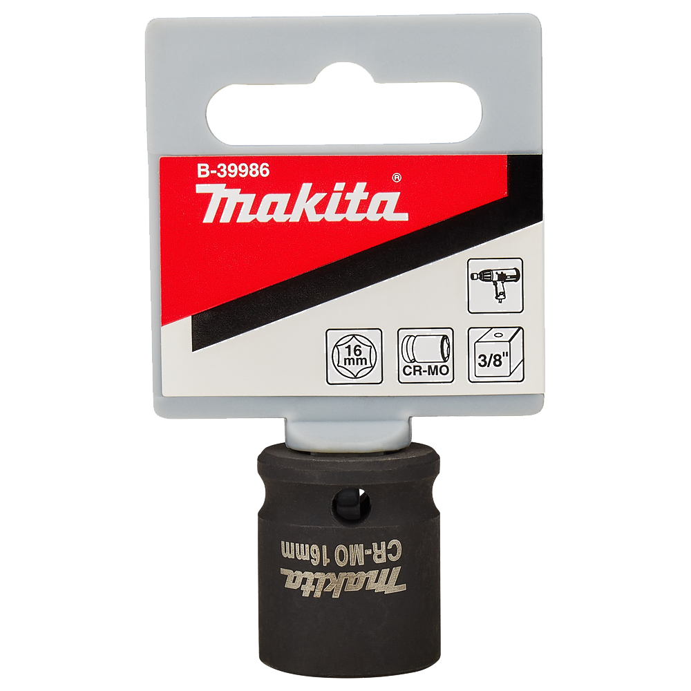 Ударна головка Cr-Mo Makita 16х28 мм (B-39986) Ударна головка Cr-Mo Makita 16х28 мм (B-39986)
