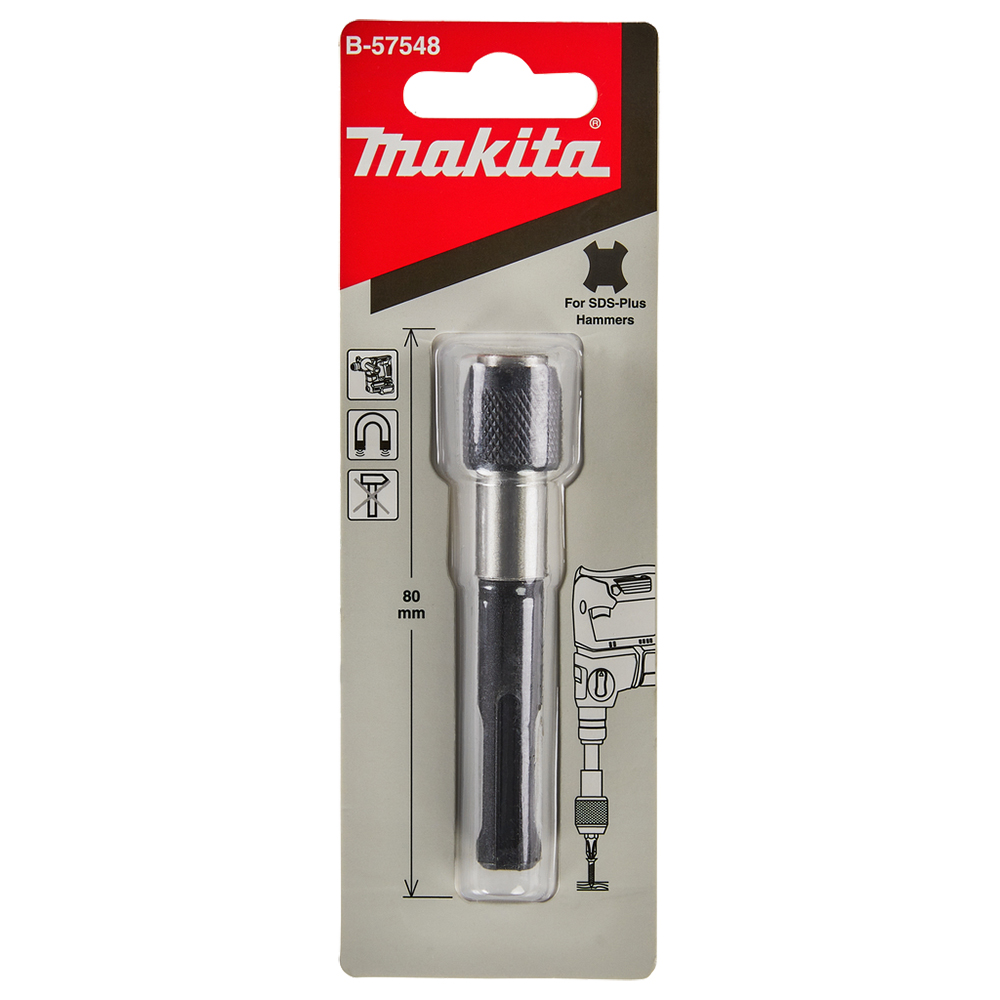 Бітотримач магнітний для перфоратора SDS+  Makita 80 мм (B-57548)