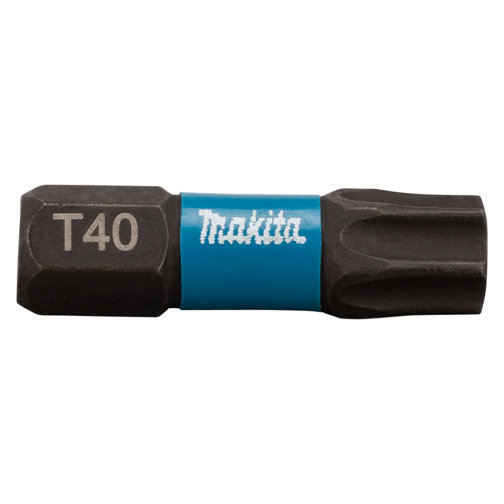 Біта T40 25 мм Impact Black 2 шт Makita (B-63703) Біта T40 25 мм Impact Black 2 шт Makita (B-63703)