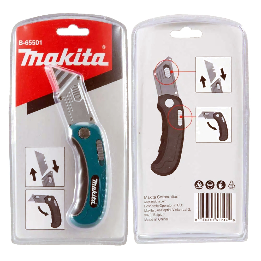 Ніж монтажний зі швидкою заміною леза Makita (B-65501) Ніж монтажний зі швидкою заміною леза Makita (B-65501)