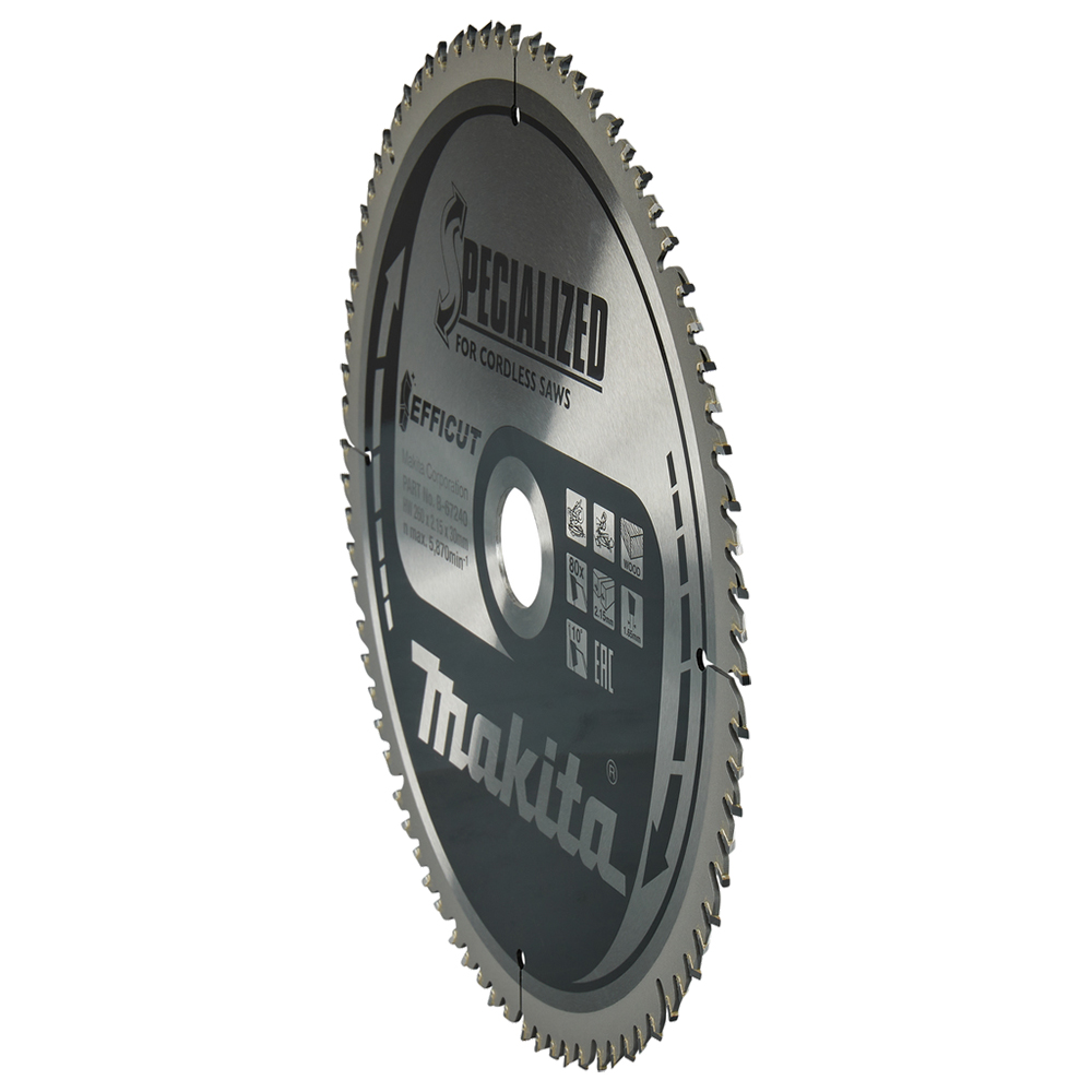 Пиляльний диск Makita Efficut SPECIALIZED: дерево 260х30 мм 80Т (B-67240)
