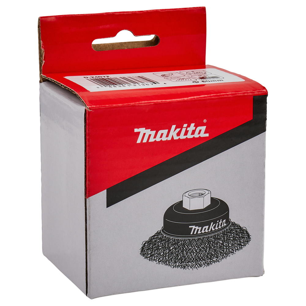 Чашкова дротяна щітка 60 мм Makita (D-24072) Чашкова дротяна щітка 60 мм Makita (D-24072)