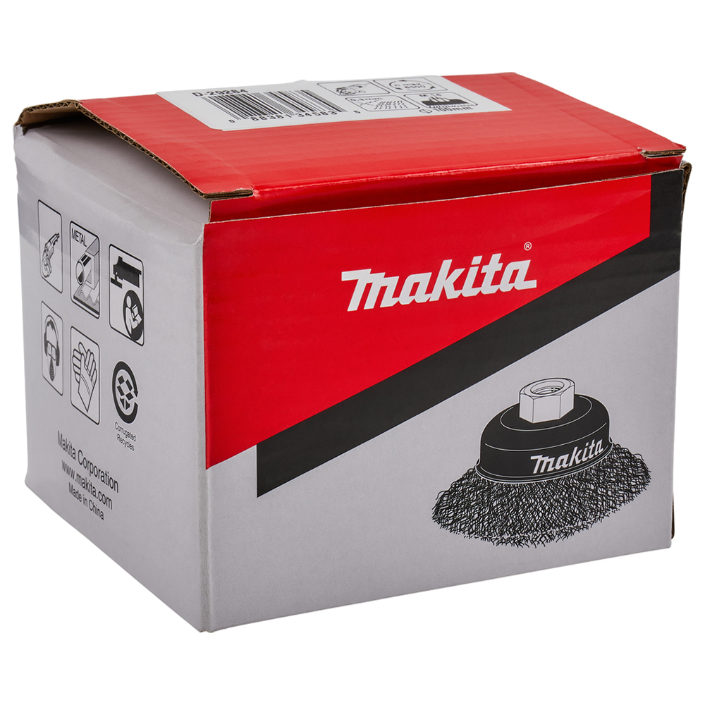 Чашкова дротяна щітка 100 мм Makita (D-29284) Чашкова дротяна щітка 100 мм Makita (D-29284)