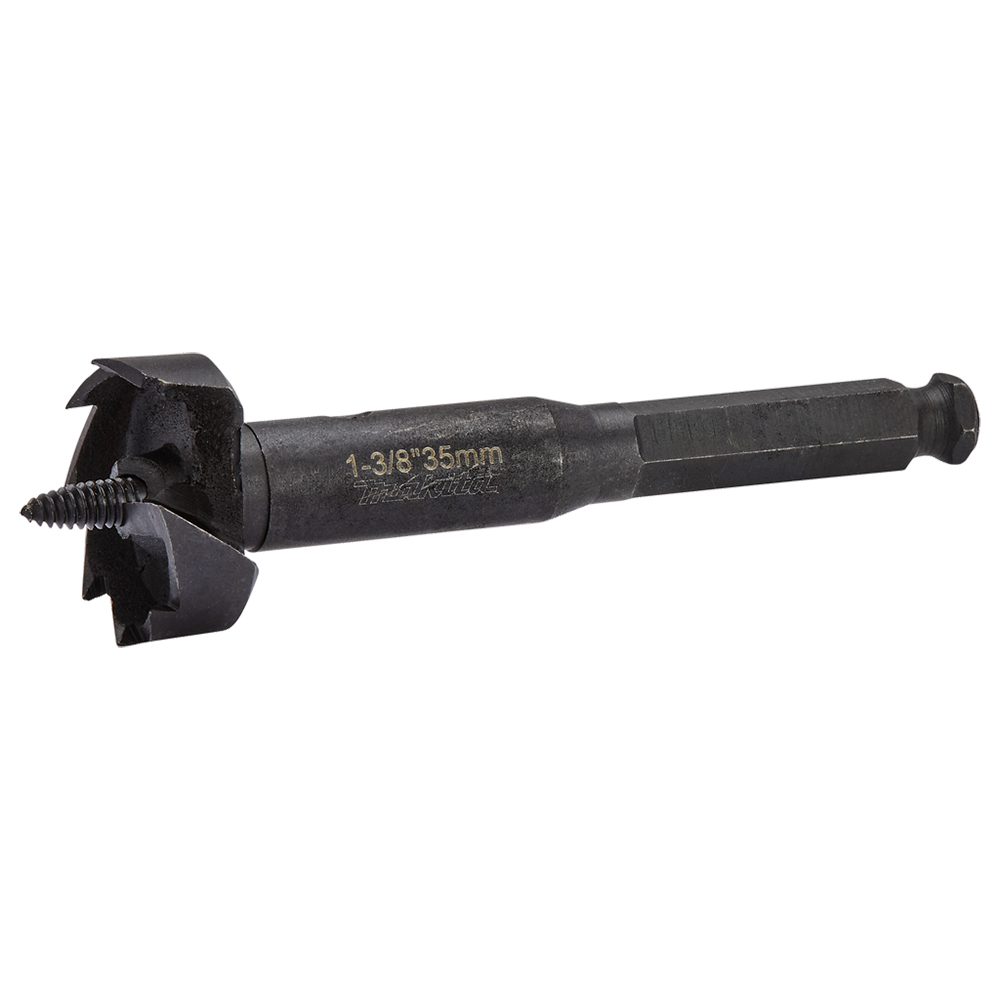 Свердло Форстнера для дерева саморізне 35 мм HEX7/16 Makita (D-29979) Свердло Форстнера для дерева саморізне 35 мм HEX7/16 Makita (D-29979)