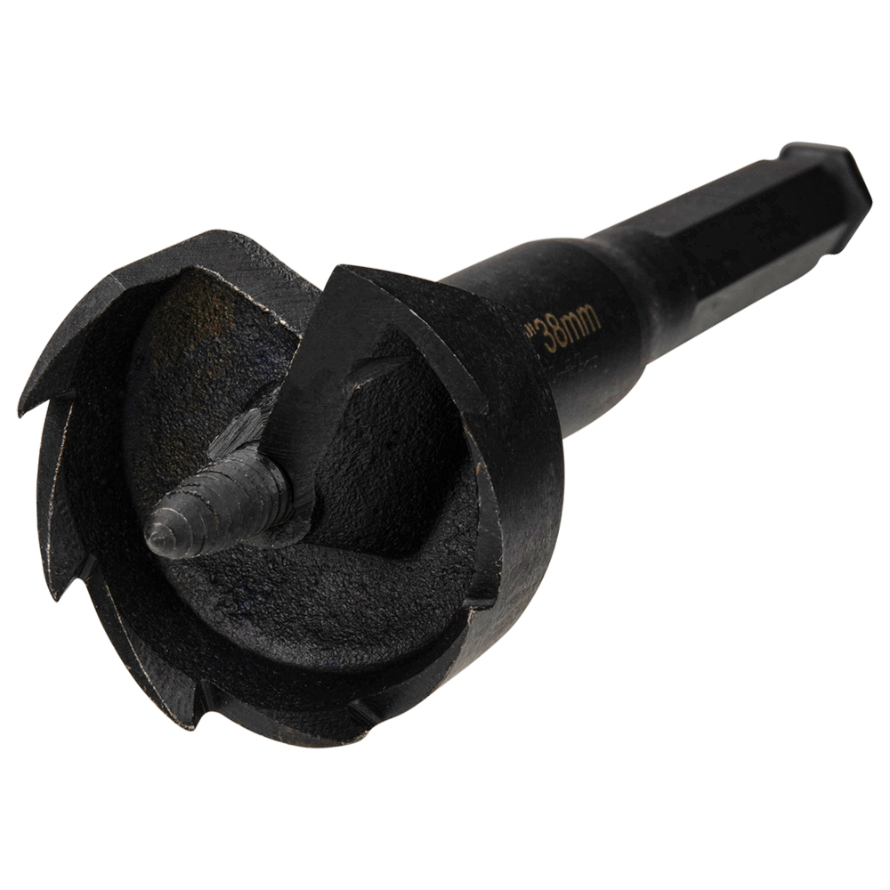 Свердло Форстнера для дерева саморізне 38 мм HEX7/16 Makita (D-29985) Свердло Форстнера для дерева саморізне 38 мм HEX7/16 Makita (D-29985)
