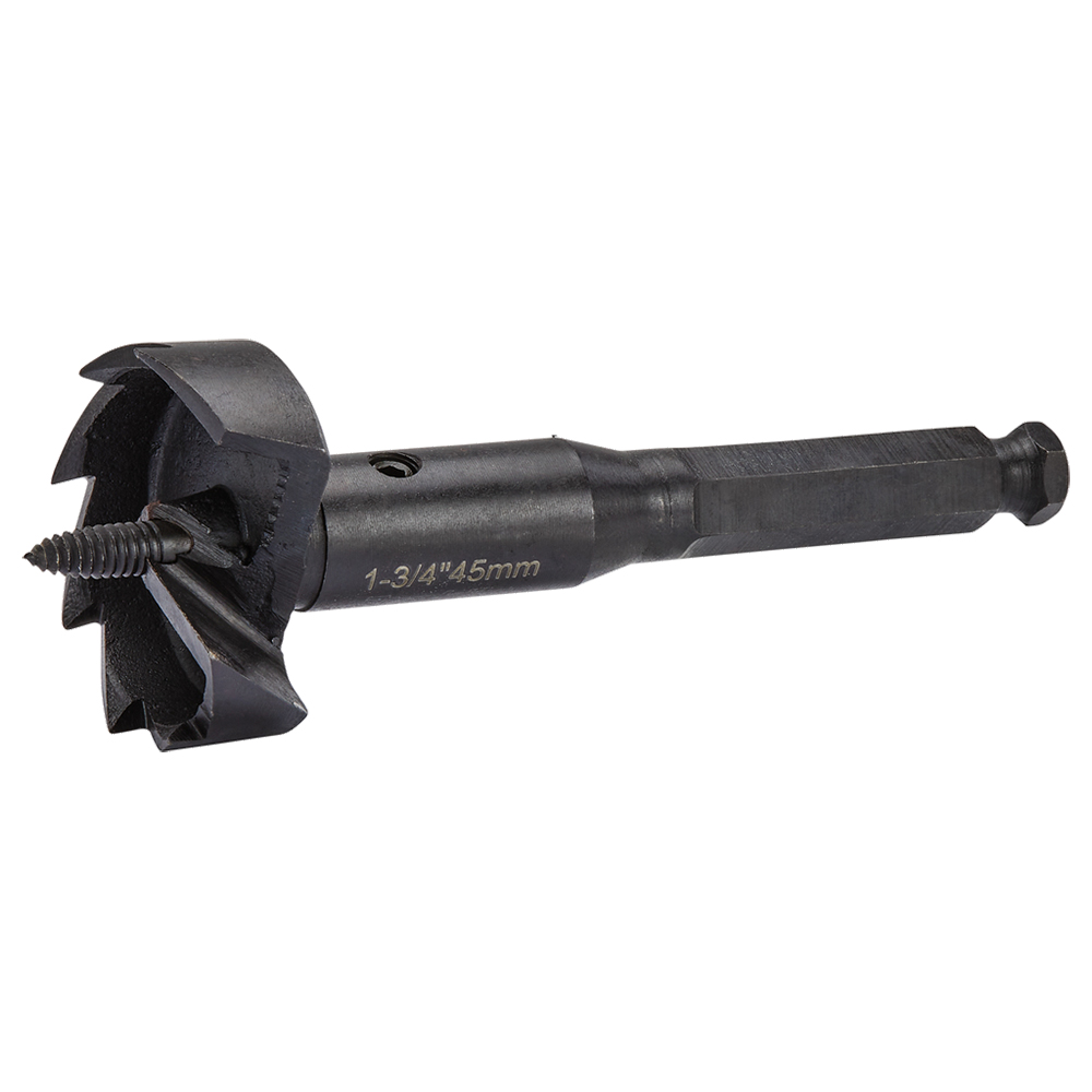 Свердло Форстнера для дерева саморізне 45 мм HEX7/16 Makita (D-29991) Свердло Форстнера для дерева саморізне 45 мм HEX7/16 Makita (D-29991)