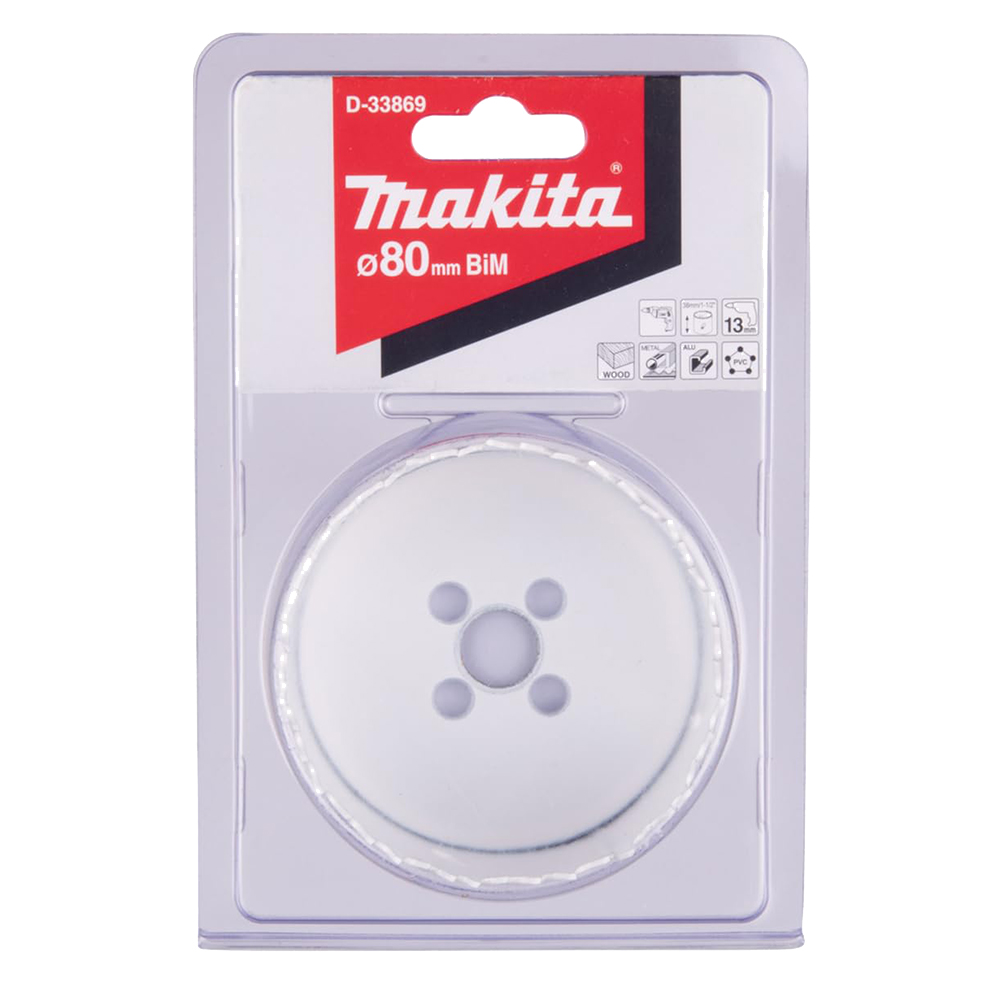 Коронка HSS-Bi-Metal 80 мм Makita (D-33869) Коронка HSS-Bi-Metal 80 мм Makita (D-33869)