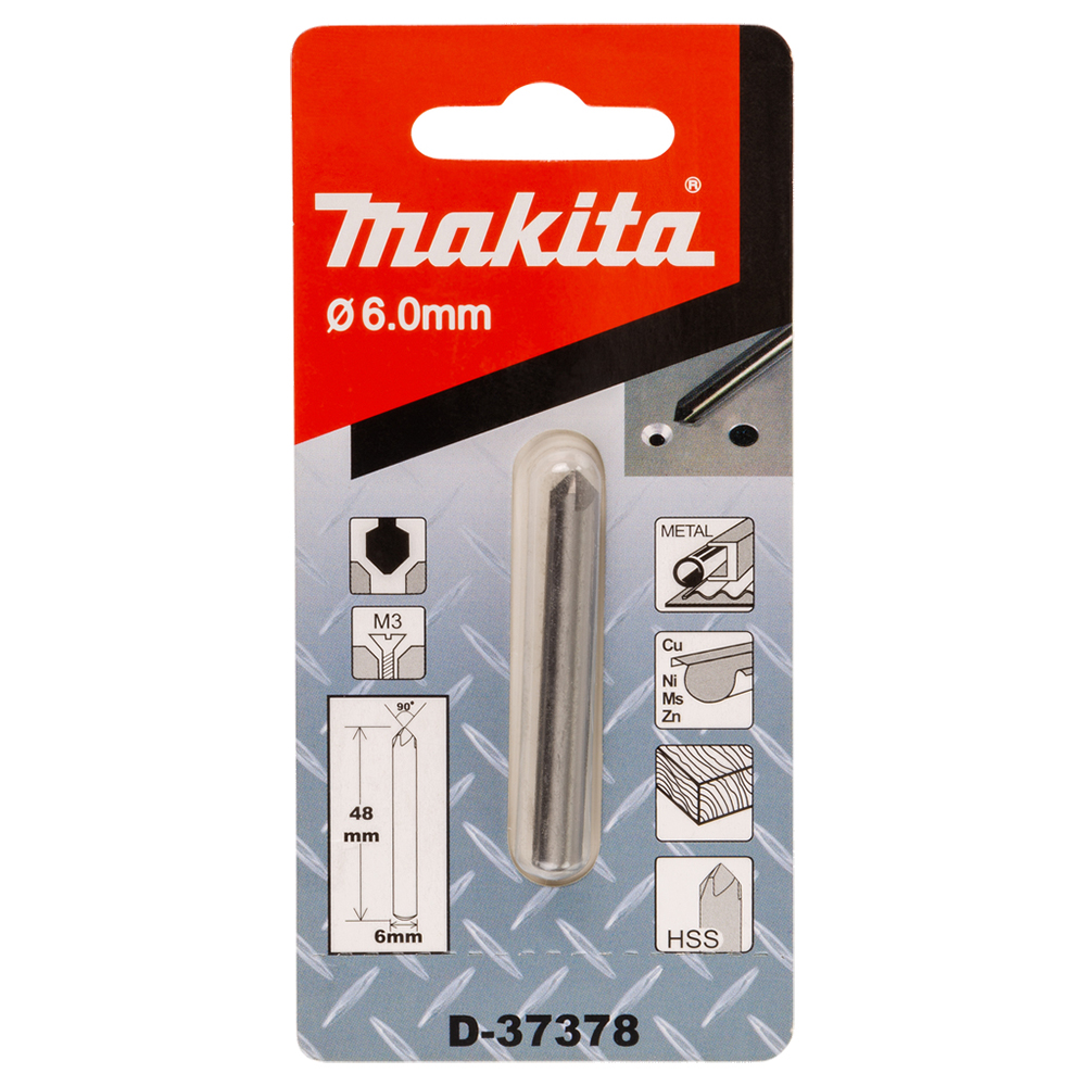 Зенківка 5 крайок (кромок) 6 мм 6х48 Makita (D-37378)